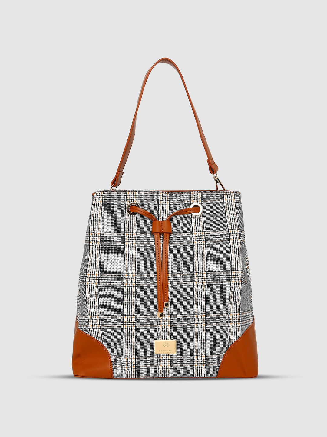 Caprese Remi Women Tan Large Satchel Bag