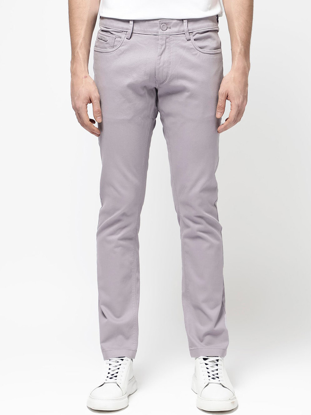 RARE RABBIT Men Spoke-24 Regular Fit Chinos Trousers