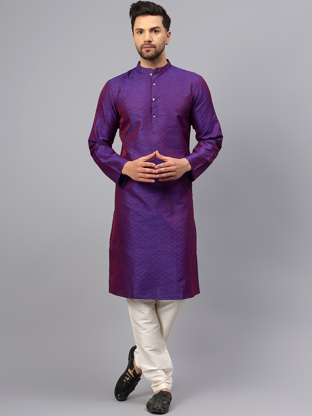 Latest Chikan Garments Woven Design Chikankari Straight Kurta with Churidar