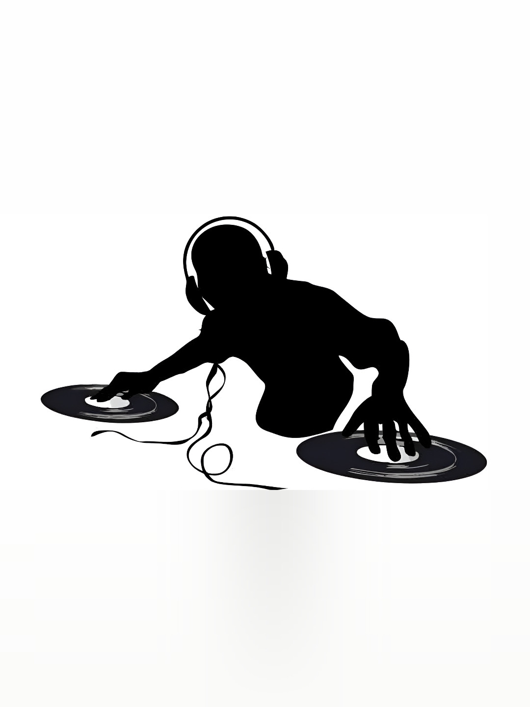 Wallpics Black Man Printed Waterproof Wall Sticker