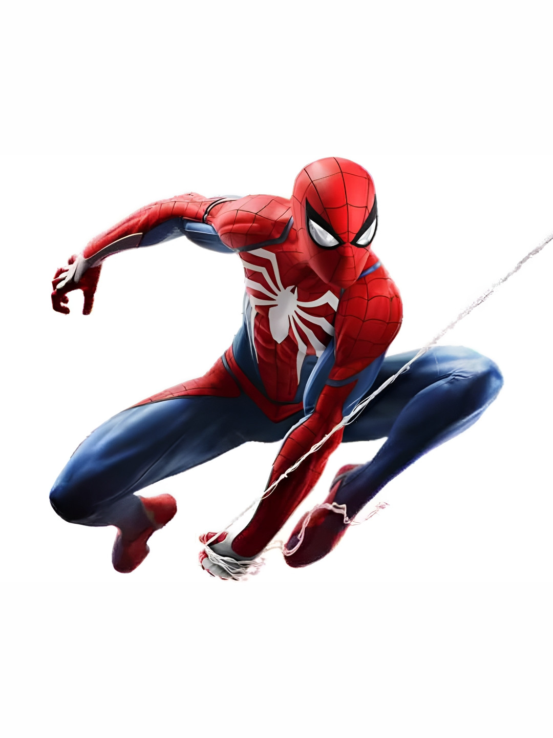 Wallpics Blue & Red Spider Man Printed Water Resistant Wall Sticker