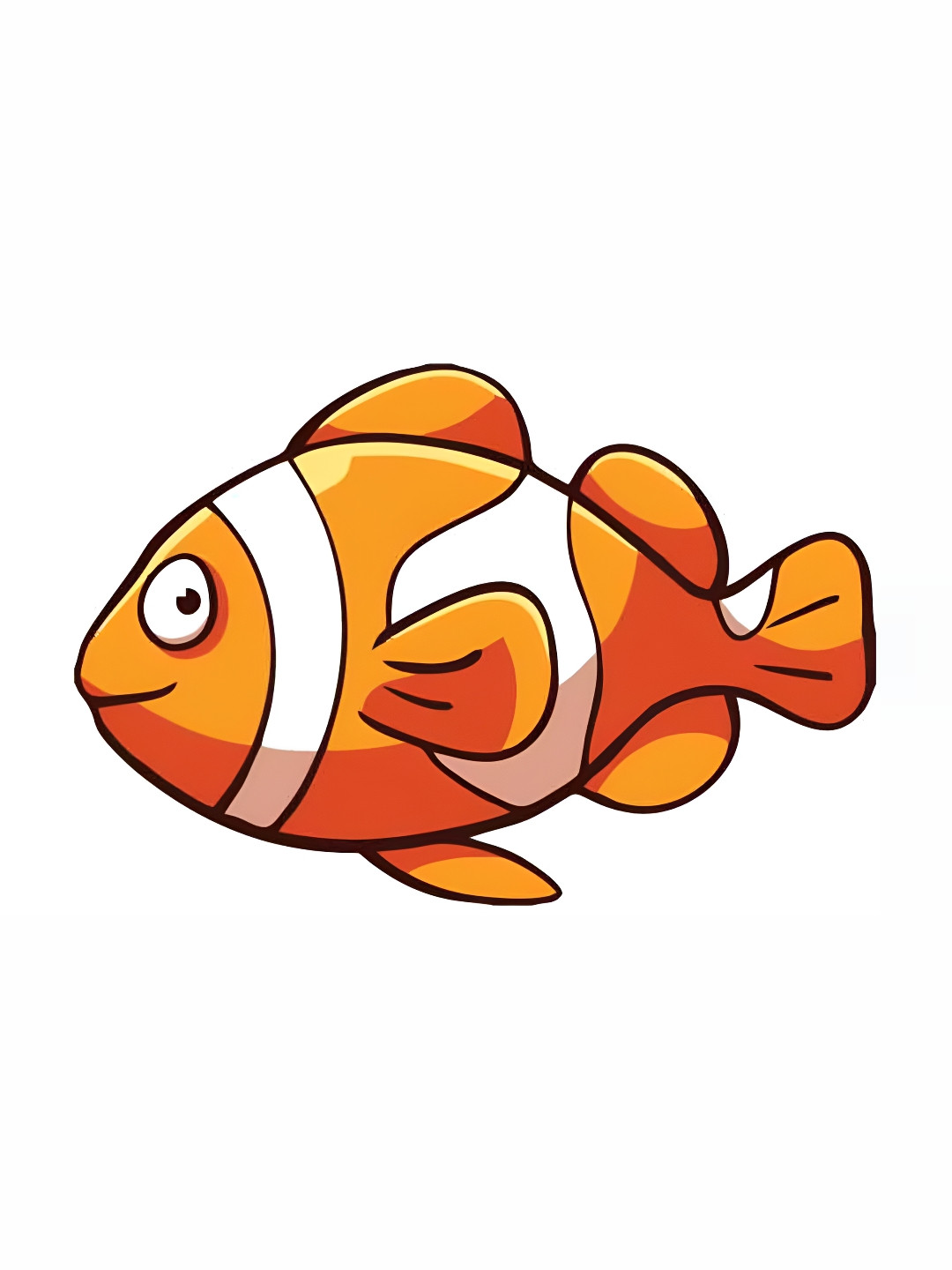 Wallpics Orange Colored Printed Waterproof Wall Sticker