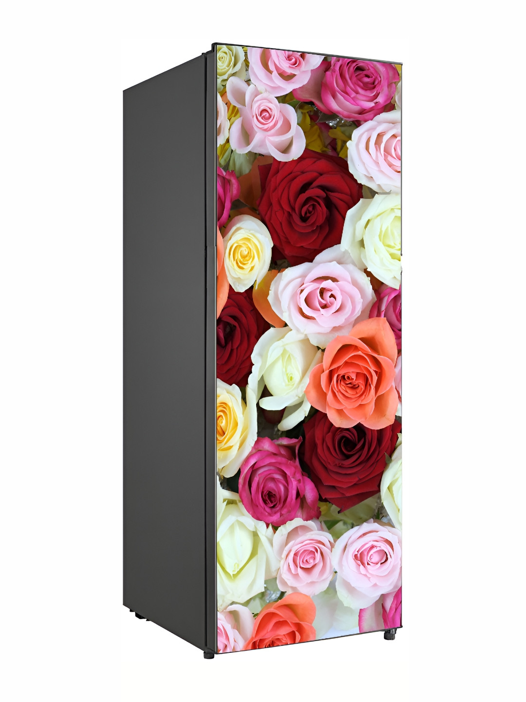 Wallpics Pink Printed Water-Proof Fridge Sticker
