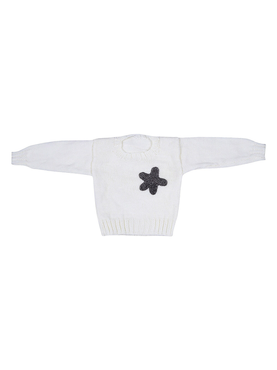WINDROP SOLUTIONS Infants Cable Knit Round Neck Long Sleeves Acrylic Pullover Sweater
