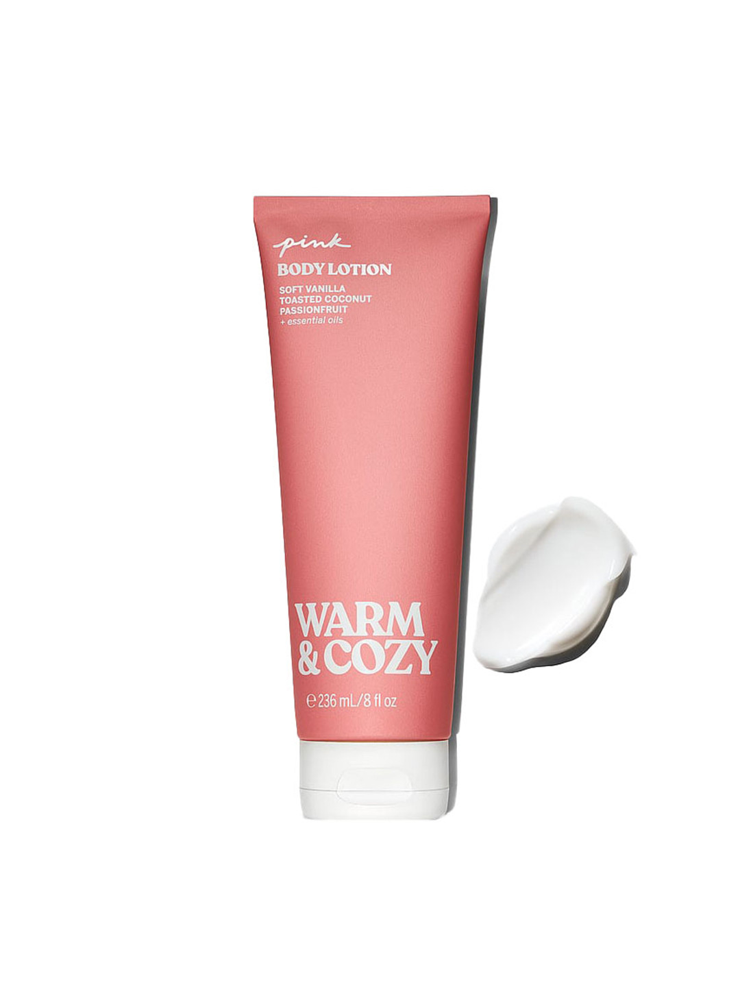 Victoria's Secret Warm & Cozy Pink Body Lotion With Soft Vanilla & Toasted Coconut - 236ml