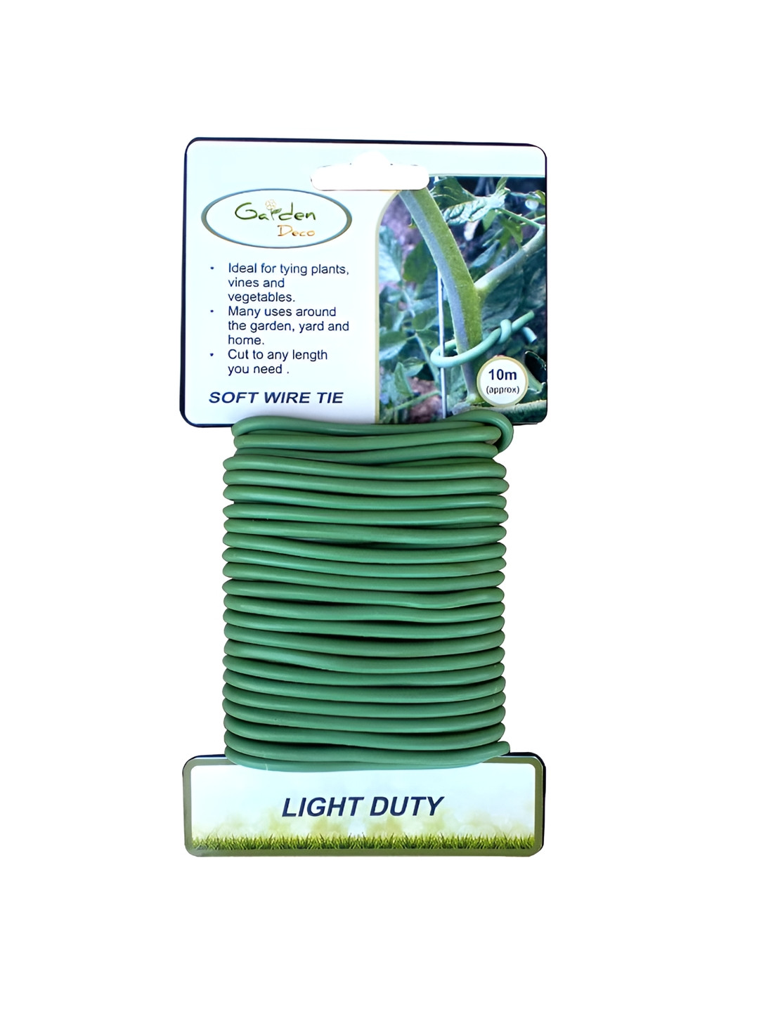 Garden Deco Green Soft Wire Twist Tie