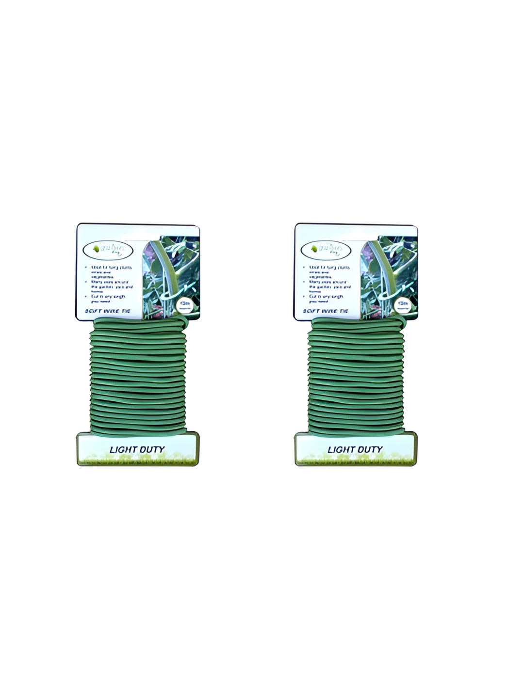 Garden Deco Green 2 Pieces Soft Wire Twist Tie Garden Accessories