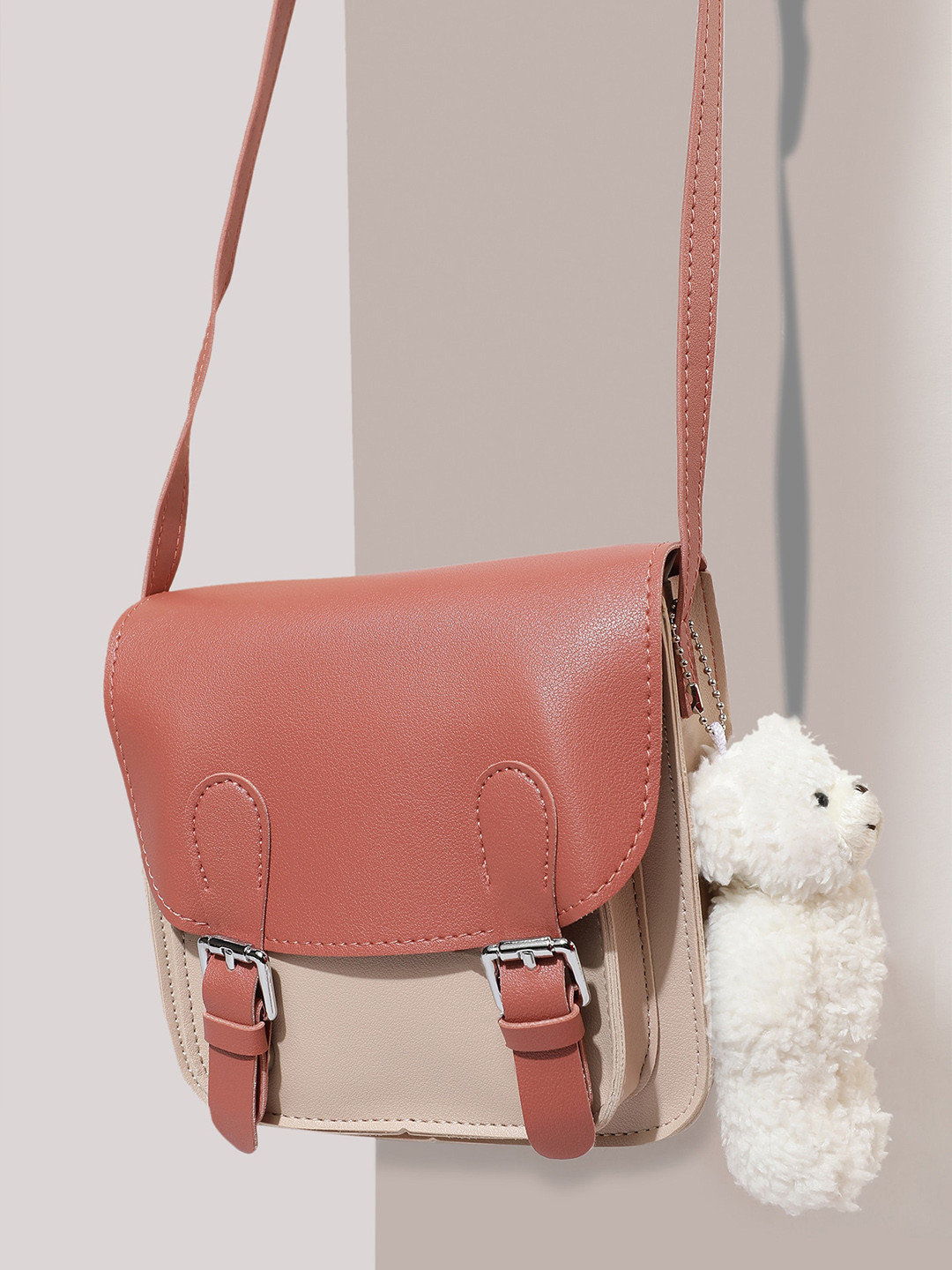 LULU & SKY Colourblocked Sling Bag