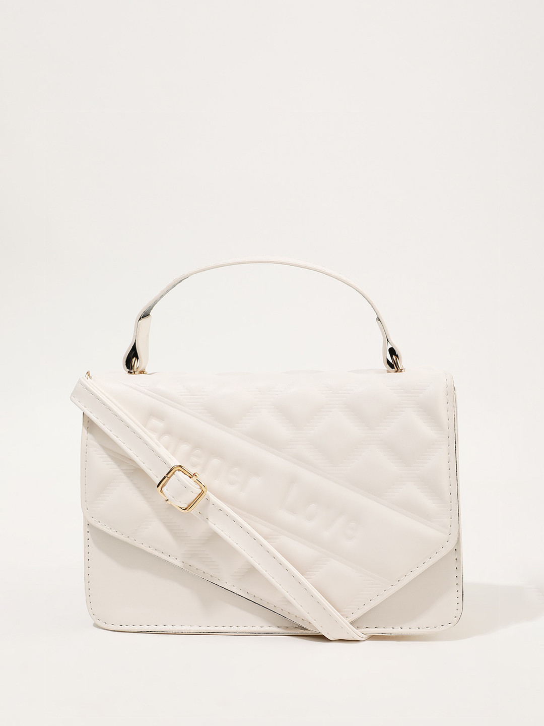 LULU & SKY Textured Structured Sling Bag