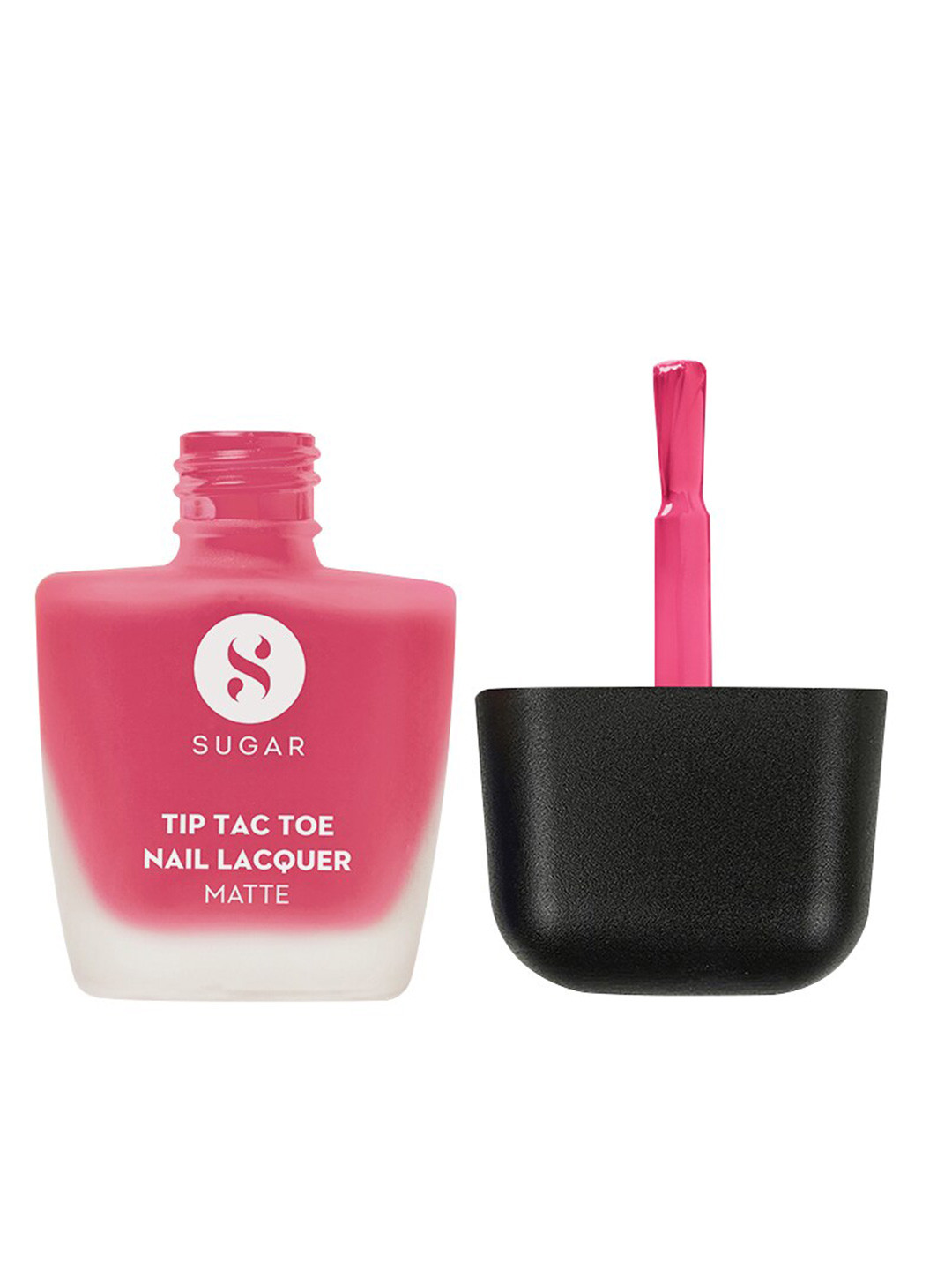SUGAR Tip Tac Toe Long Lasting Nail Lacquer Matte - 9ml - Magenta Maze 36
