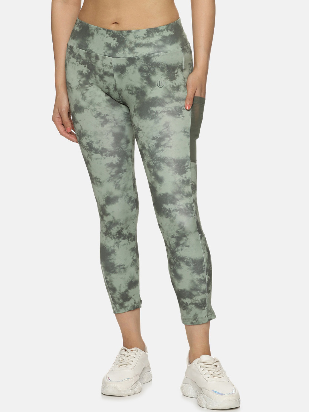 DOMIN8 Women Skin Fit Mid-Rise Track Pants
