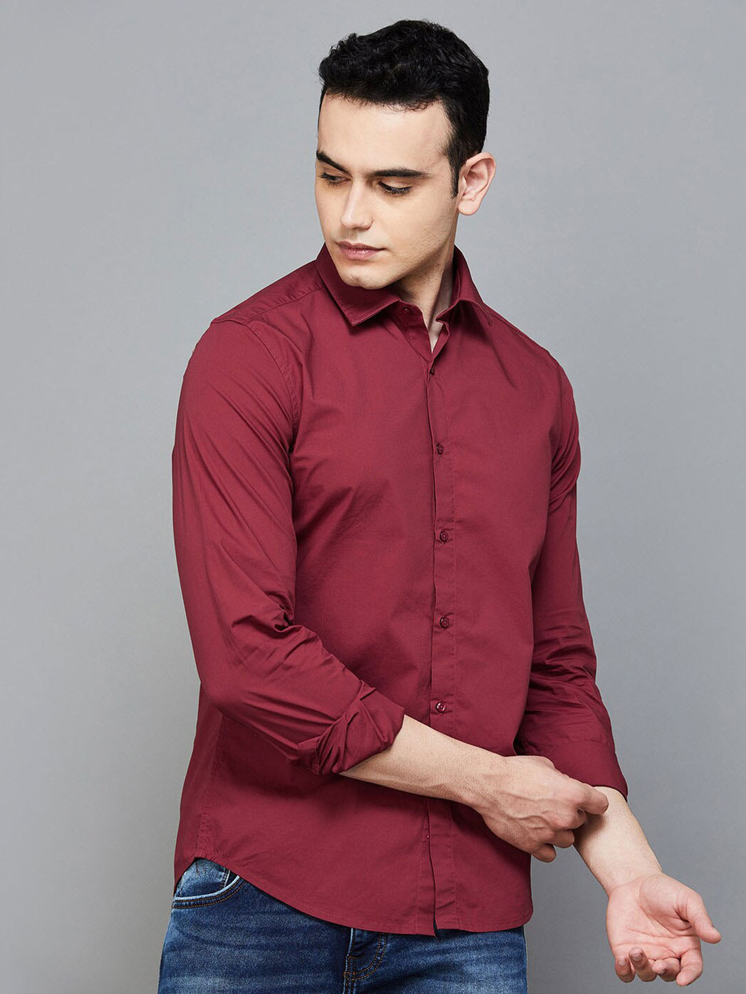 Bossini Slim Fit Cotton Casual Shirt