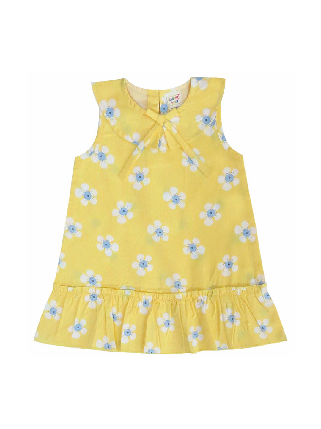 Clothe Funn Floral Printed Sleeveless A Line Dress