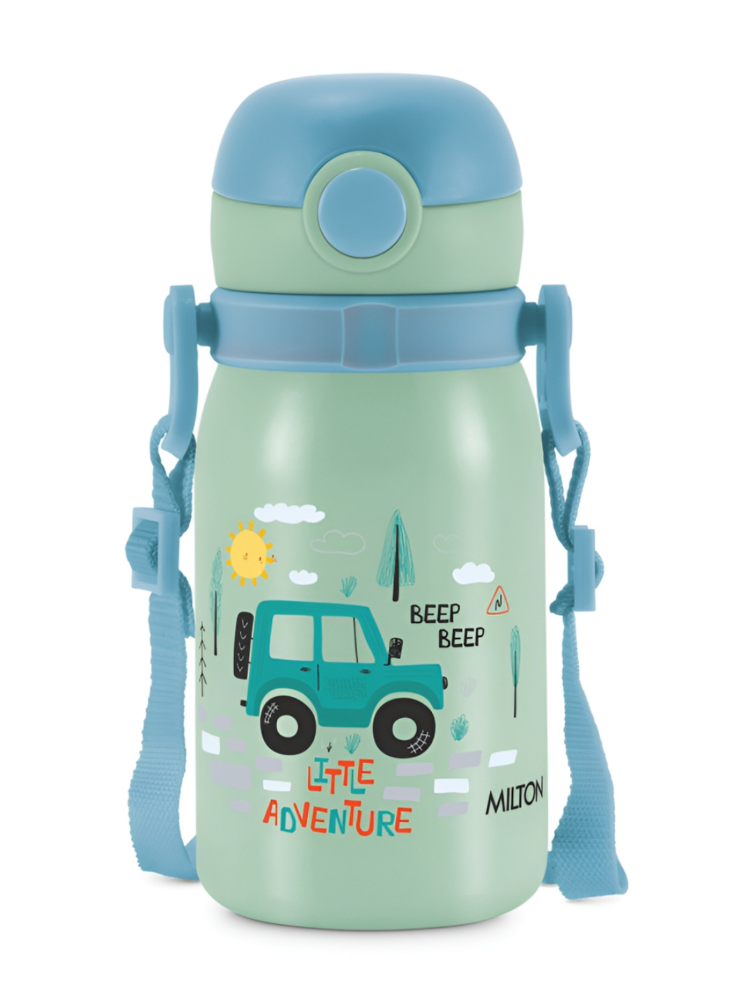Milton Kids Torque 450 Car Stainless Steel Water Bottle 455 ml