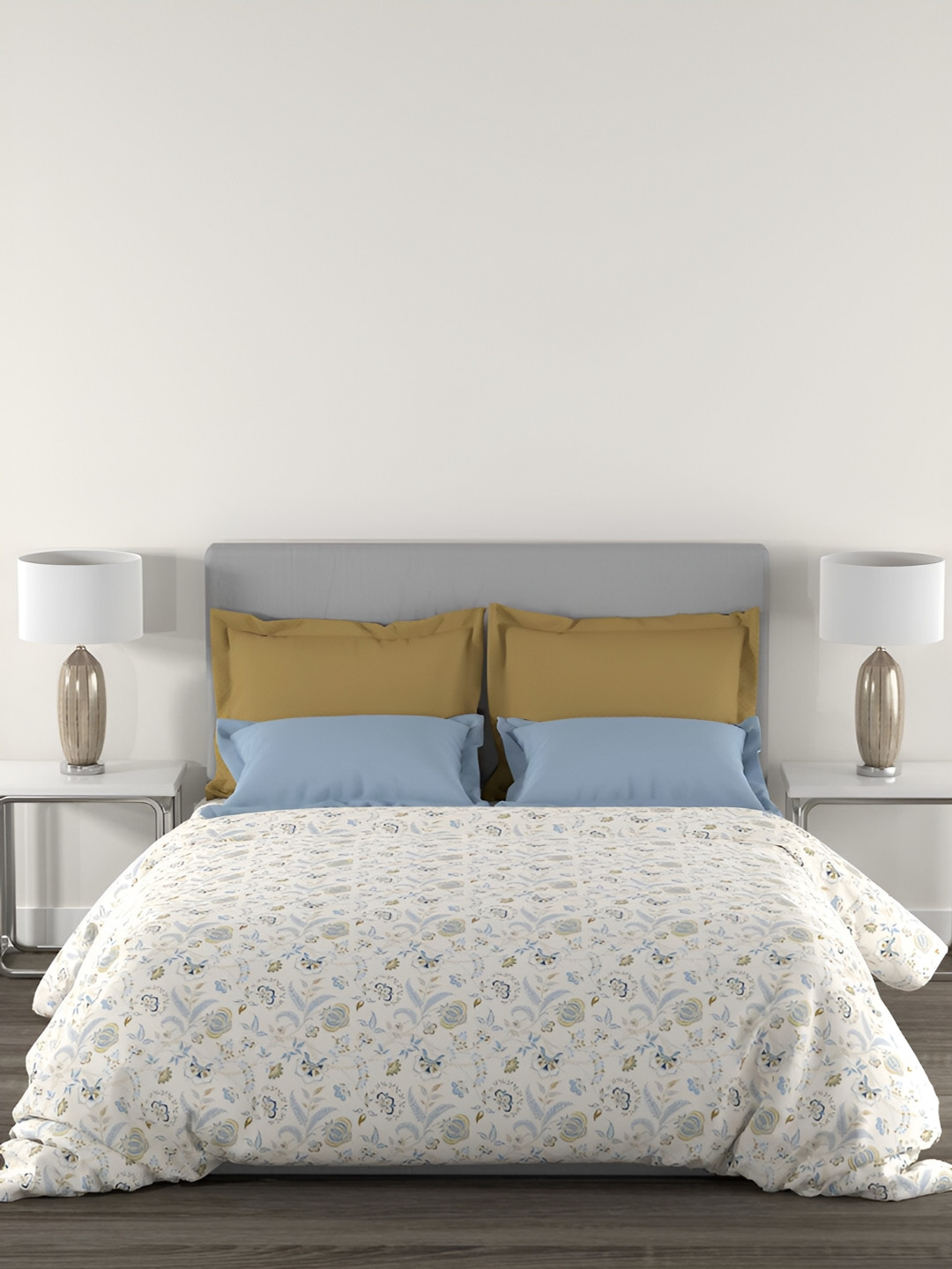 MYTRIDENT Home Essentials Pink Cotton 144 TC Queen Bedsheet with 2 Pillow Covers-100 x 90 inches