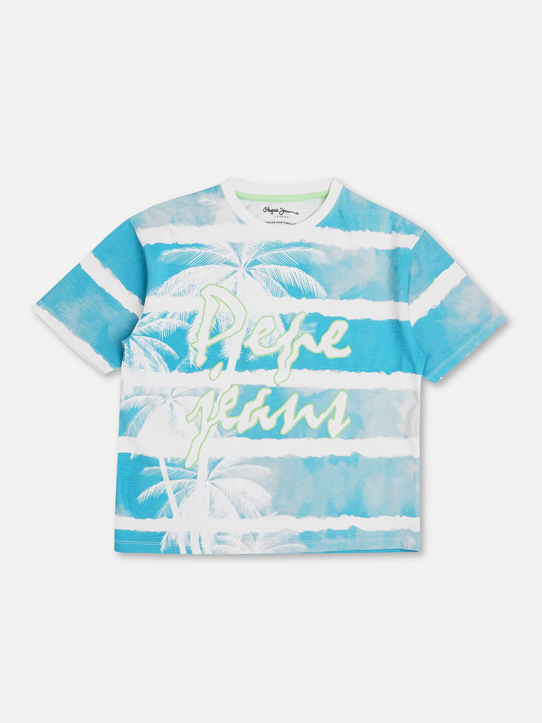 Pepe Jeans Boys Oversize Graphic Printed Pure Cotton T-Shirt