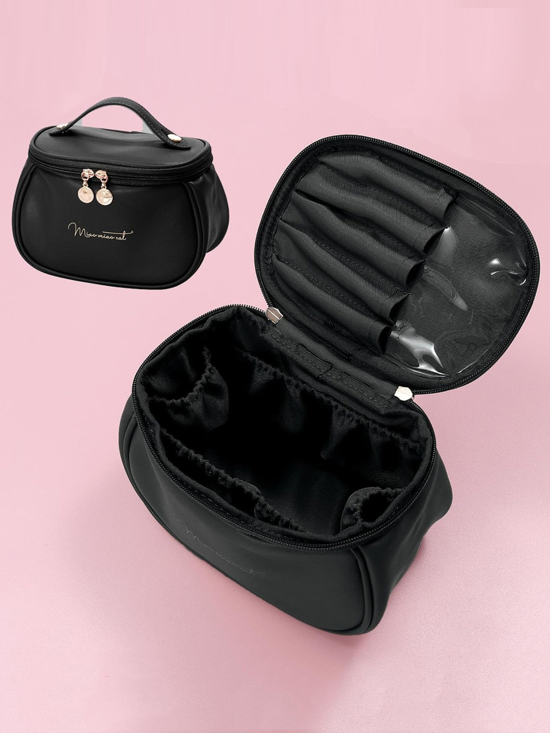 Awestuffs Printed Retro Cosmetic Pouch Travel Accessory