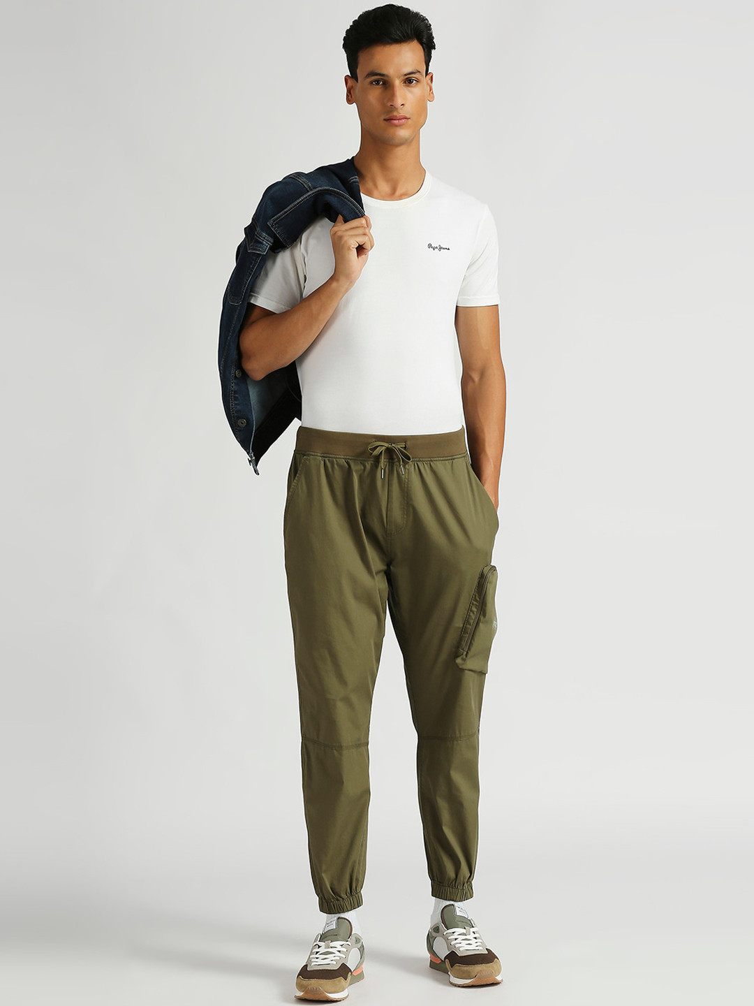 Pepe Jeans Men Cotton Joggers