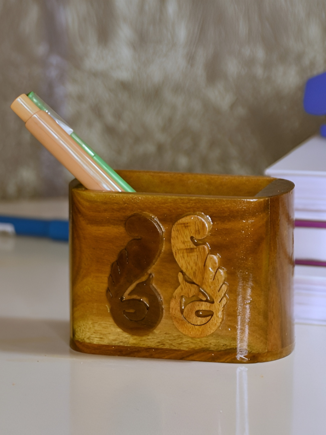 SOWPEACE Self Design Wooden Pen Cases