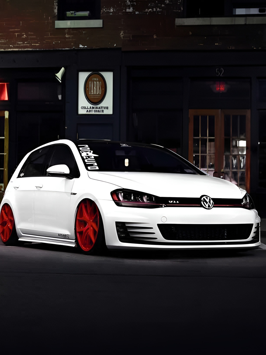 Wallpics Black & White Car Waterproof Wall Poster