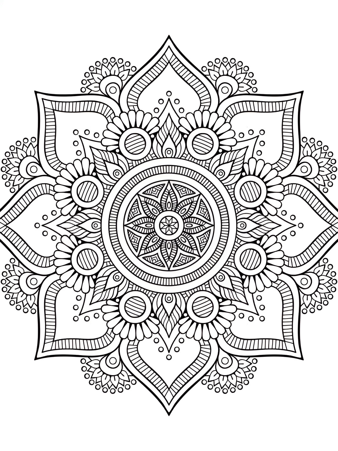 Wallpics Black & White Floral  Wall Poster