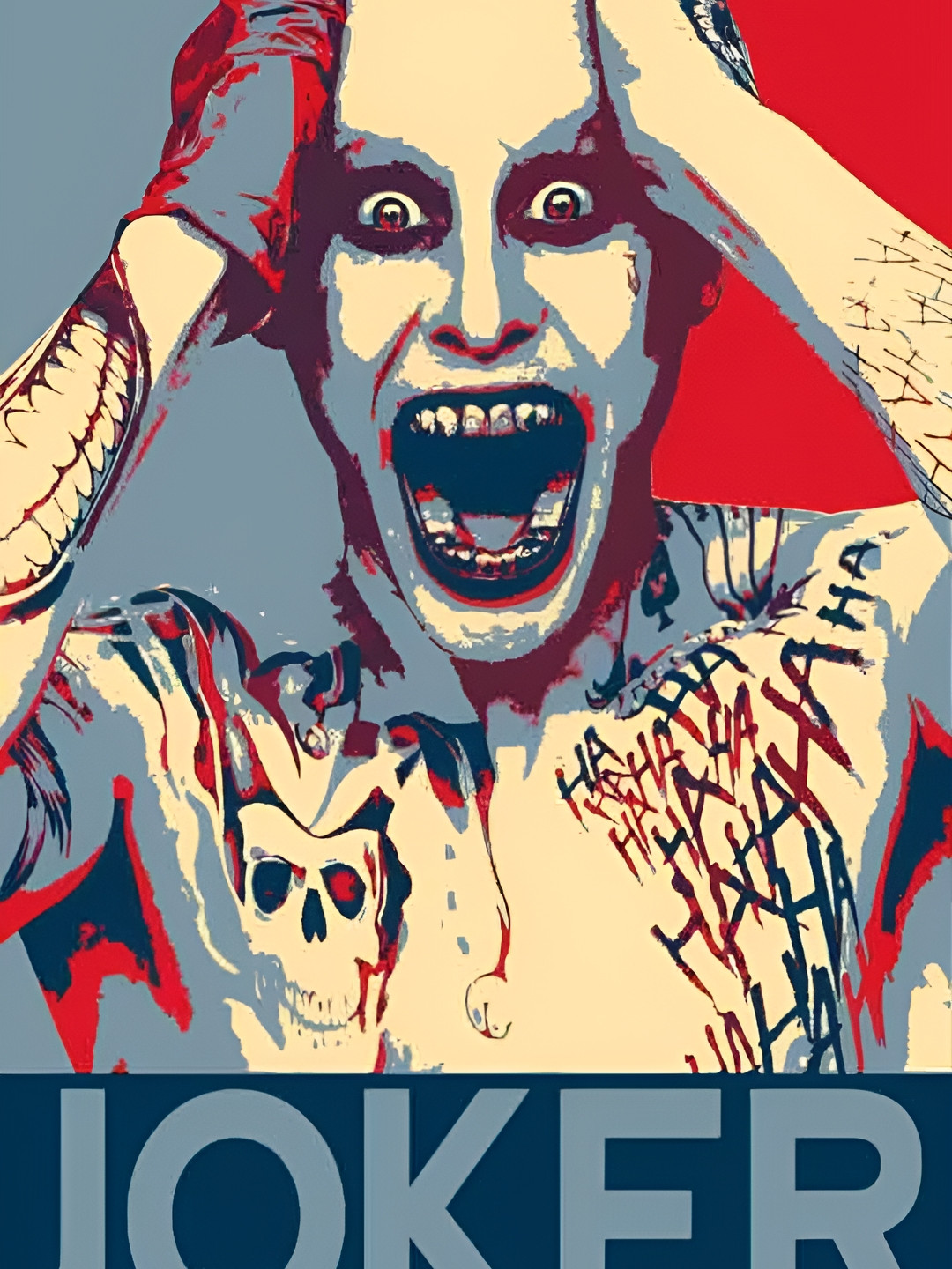 Wallpics Beige & Grey Printed Waterproof Sticker Poster