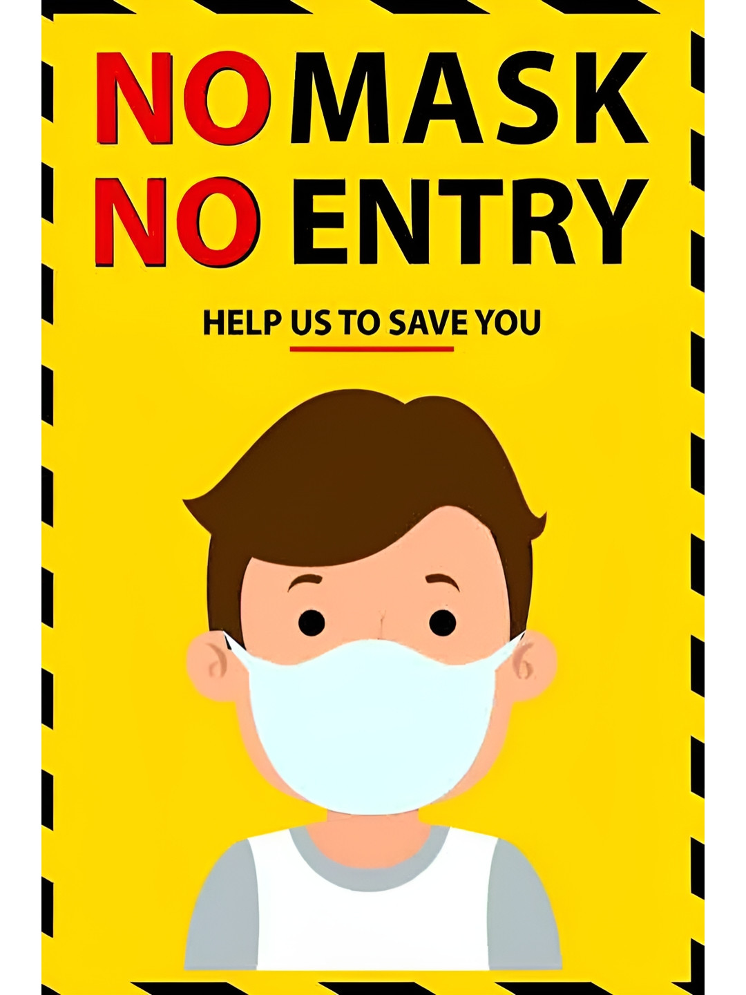 Wallpics Yellow Printed High Quality Fully Waterproof Wall Sticker Poster