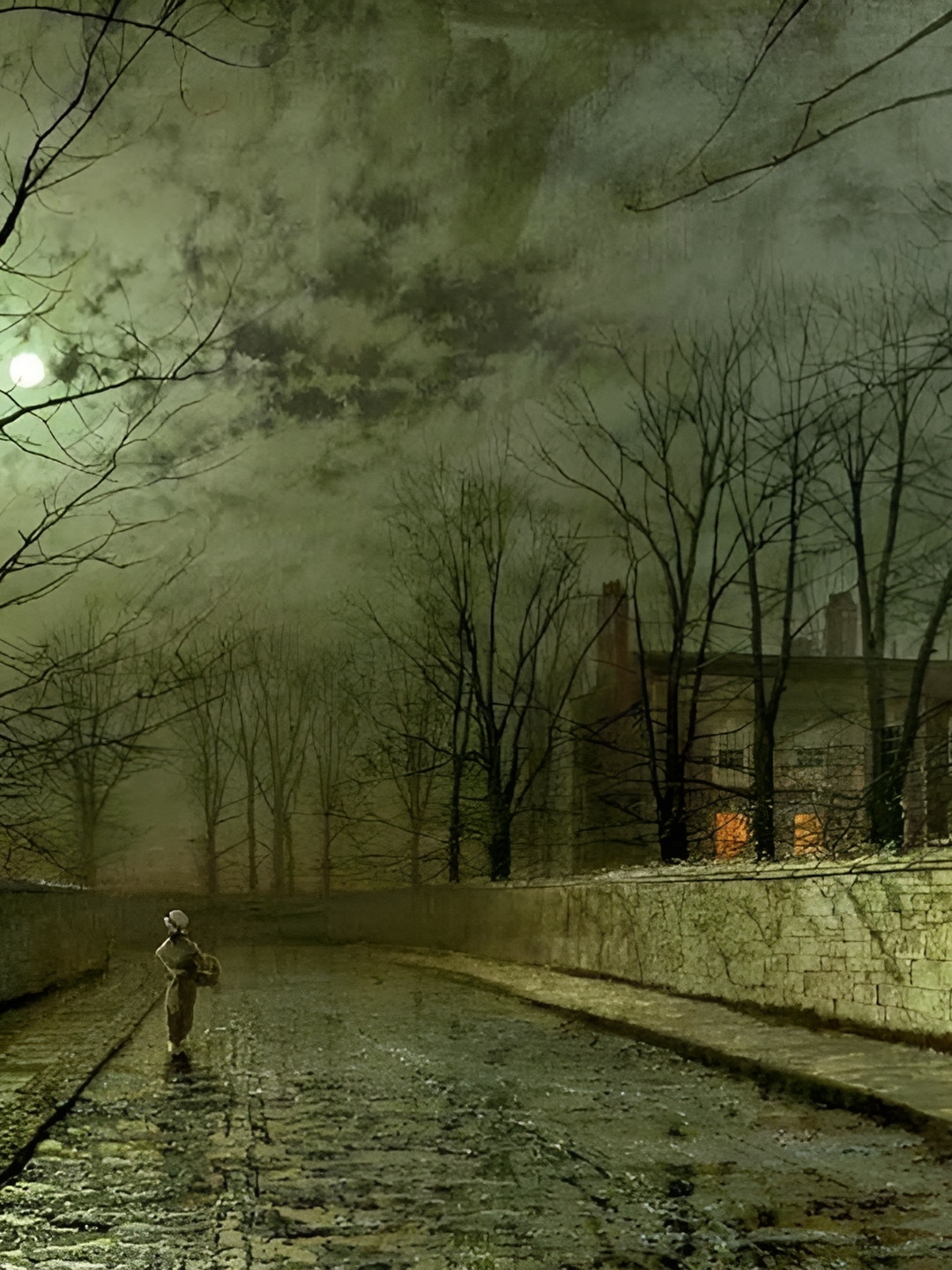 Wallpics Green & Black Floral And Botanical Wall Poster