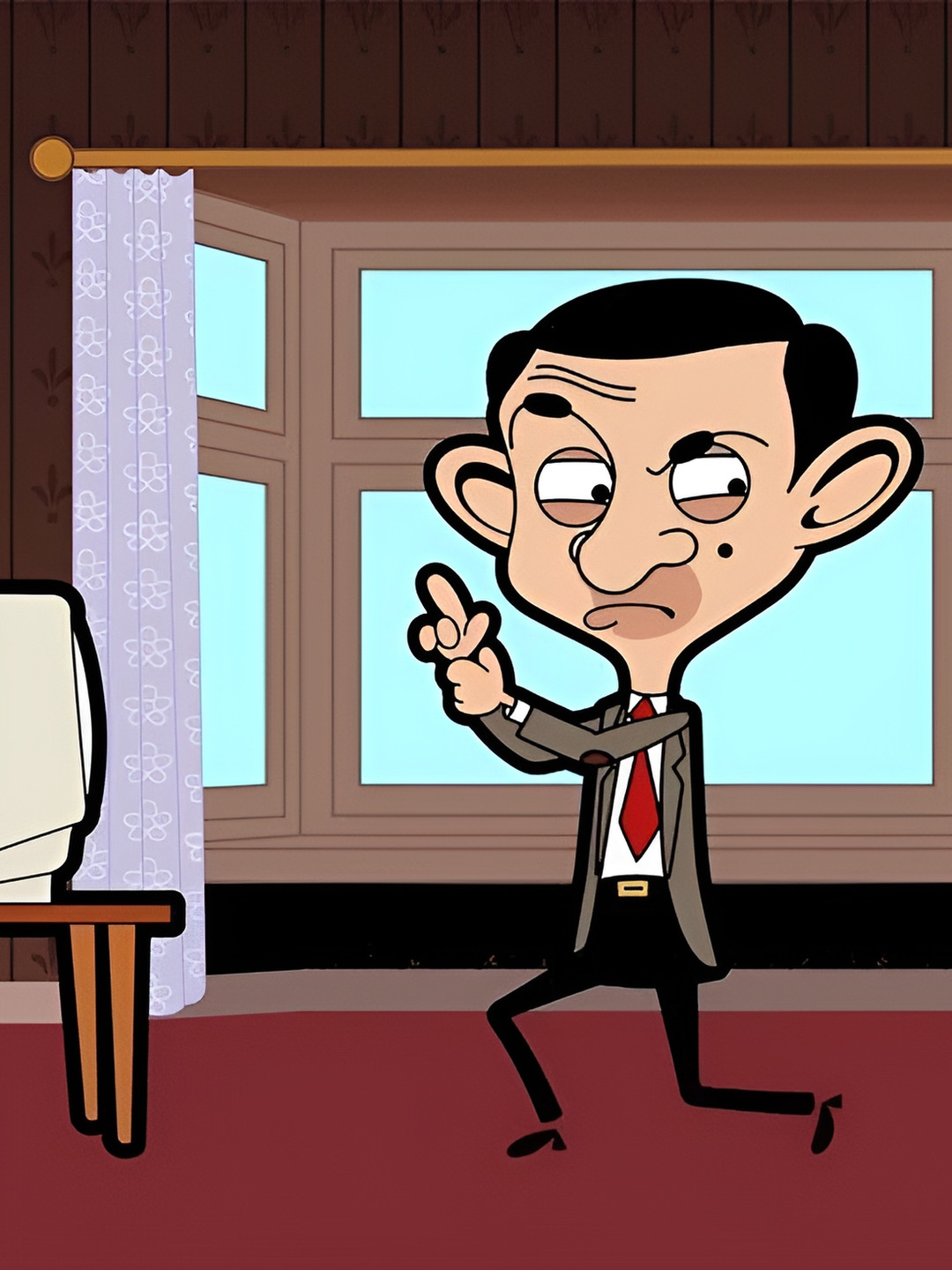 Wallpics Beige & Grey Printed High Quality Fully Waterproof Wall Sticker Poster