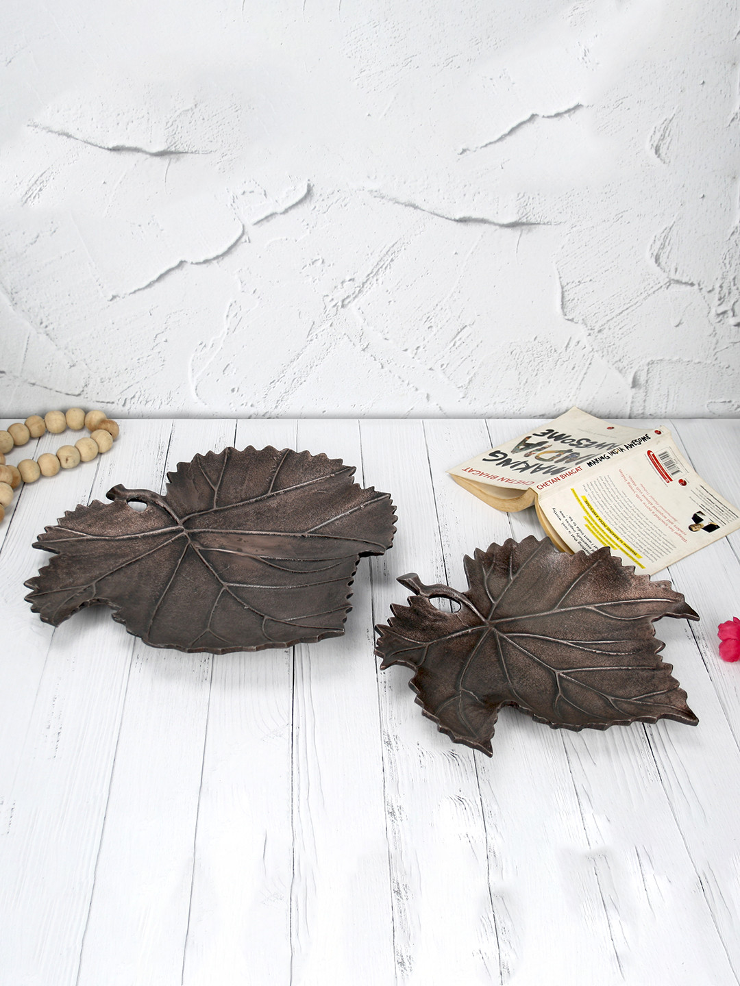 Maison Modern Grey 2 Pieces Serving Trays