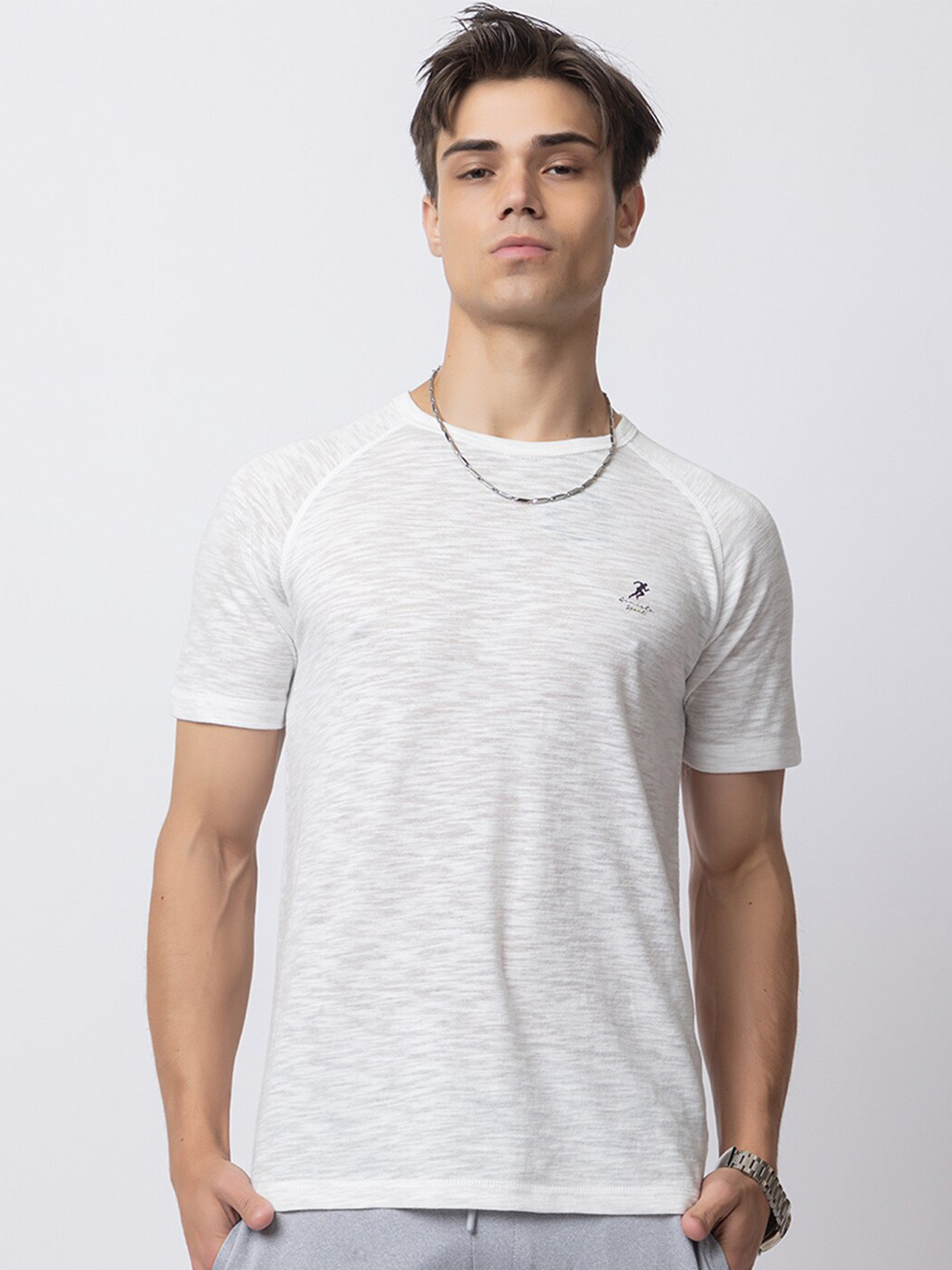 ARMISTO Short Sleeves Round Neck Regular Fit T-shirt