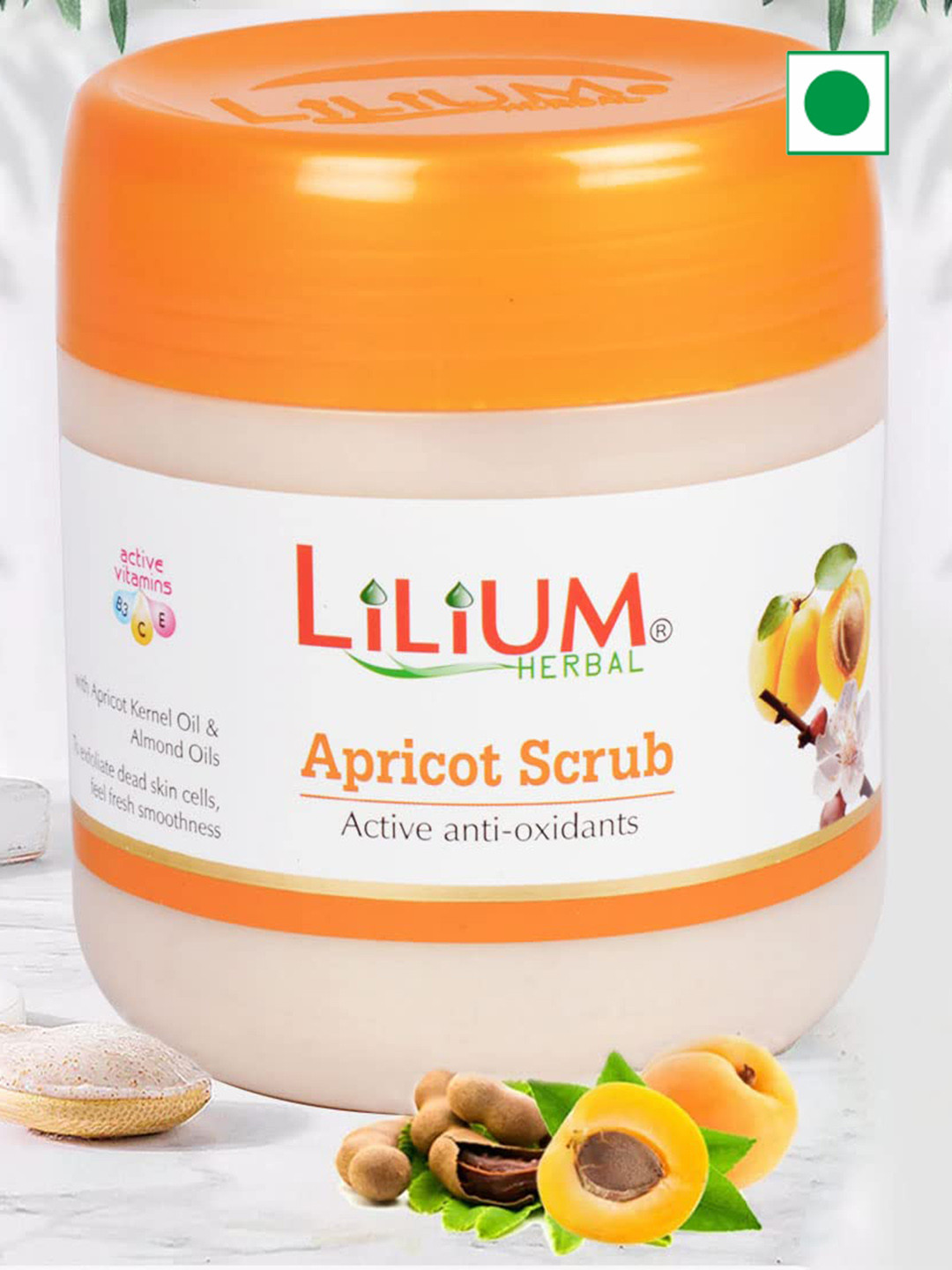 Lilium Herbal Apricot Face Scrub For Smooth Complexion - 900ml