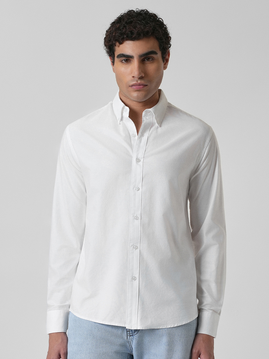 Banana Club Classic Button-Down Collar Cotton Casual Shirt