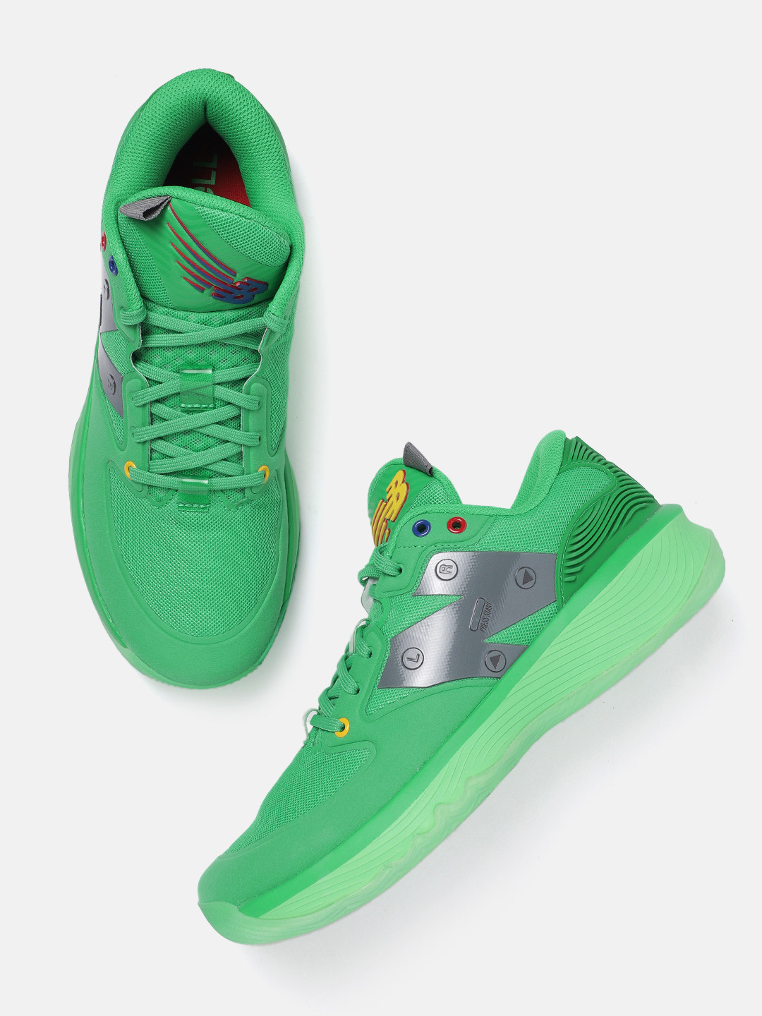 New Balance Men Woven Design HESI LOW Basketball Shoes