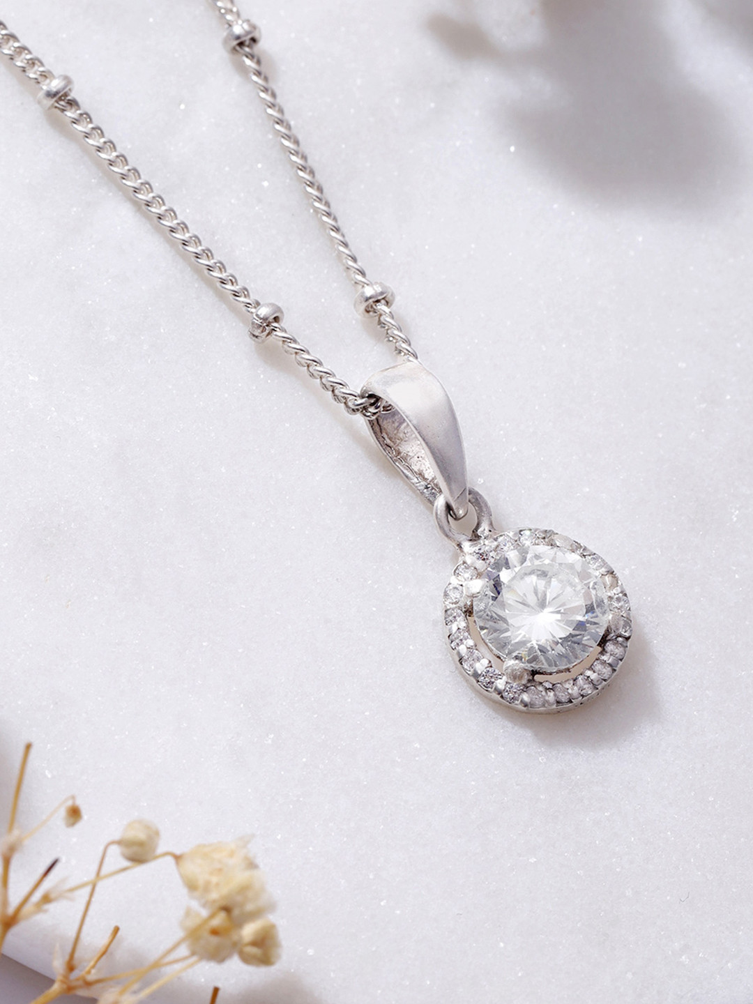 Unniyarcha 92.5 Sterling Silver Necklace