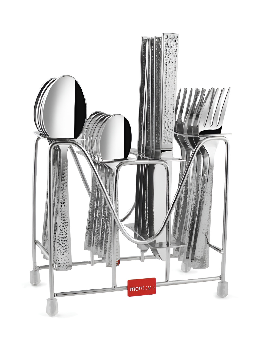 FNS Helios Silver toned 24 Pcs Stainless Steel Cutlery Set