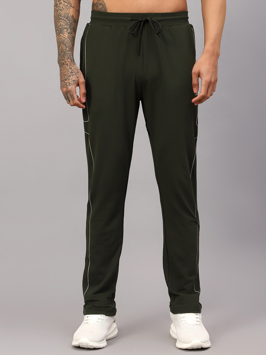 VECTOR X Men Slim Fit Mid-Rise Track Pants