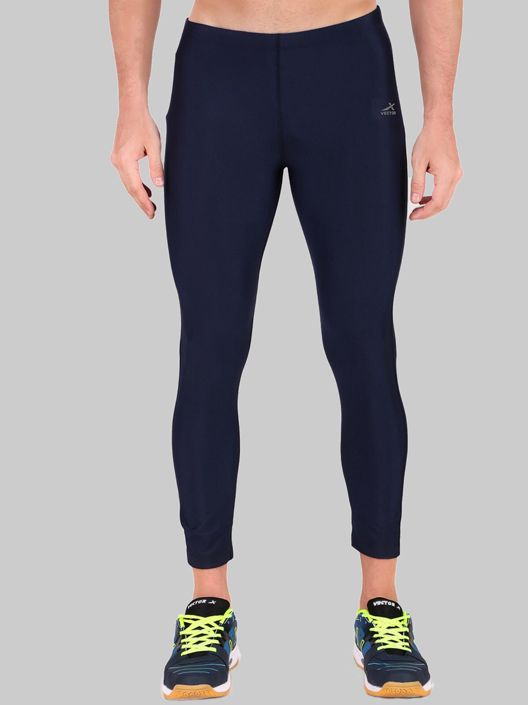 VECTOR X Men Slim-Fit Ankle-Length Tights