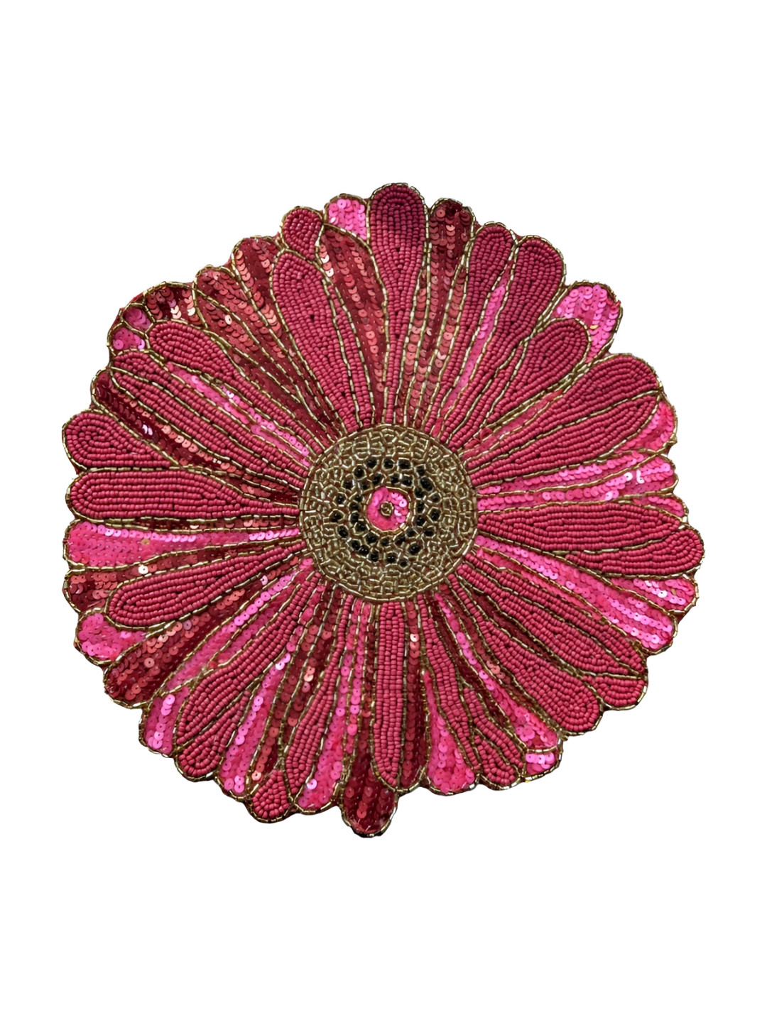 Good Vibes Pink Beaded Table Placemat