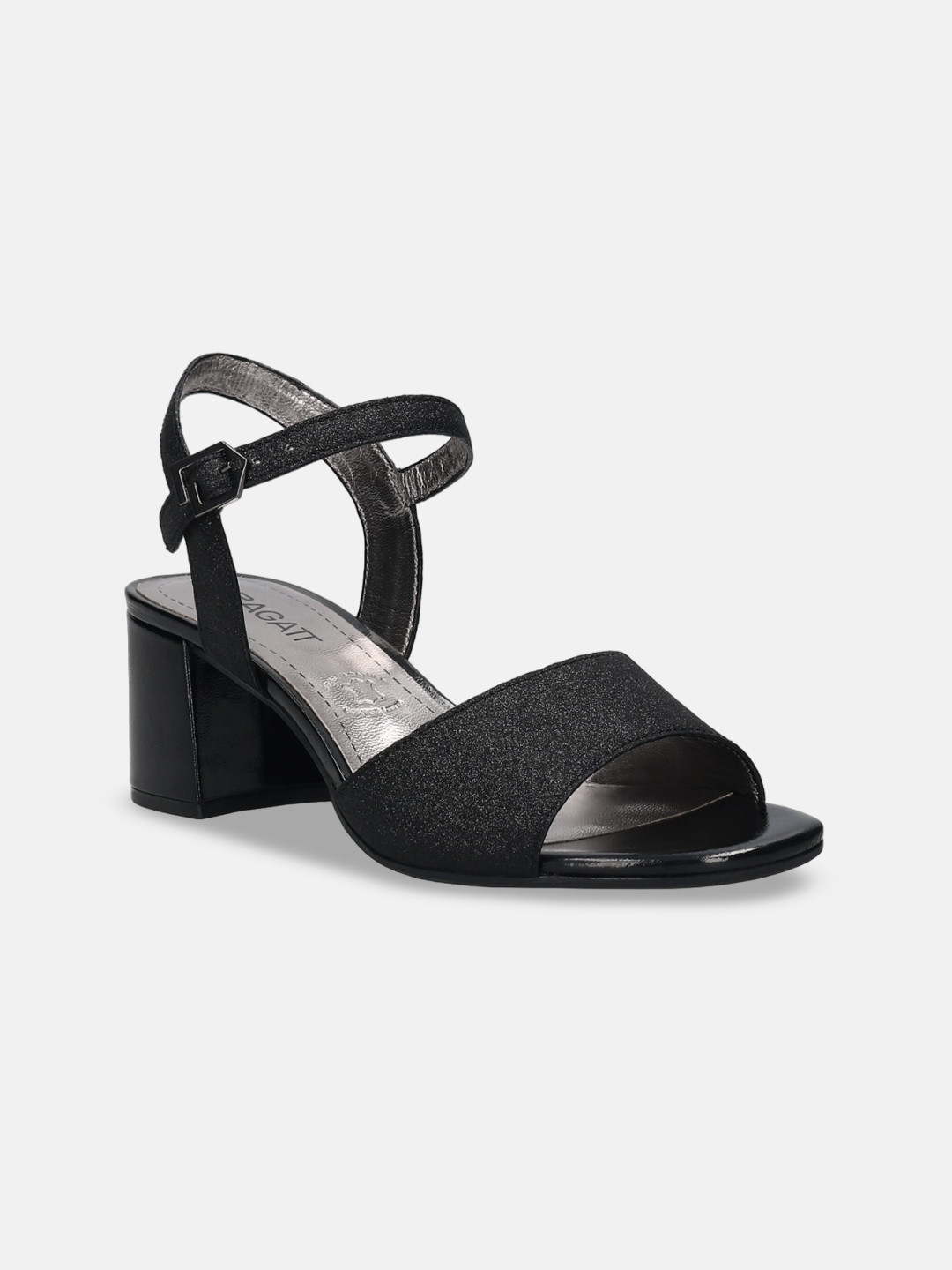 BAGATT Vanita Textured Canvas Block Heels