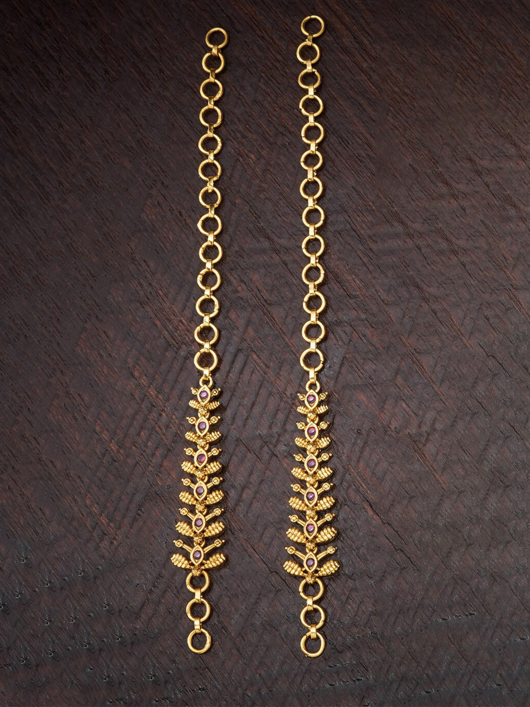 Kushal's Fashion Jewellery Gold-Plated Matil Hair Accessory Set