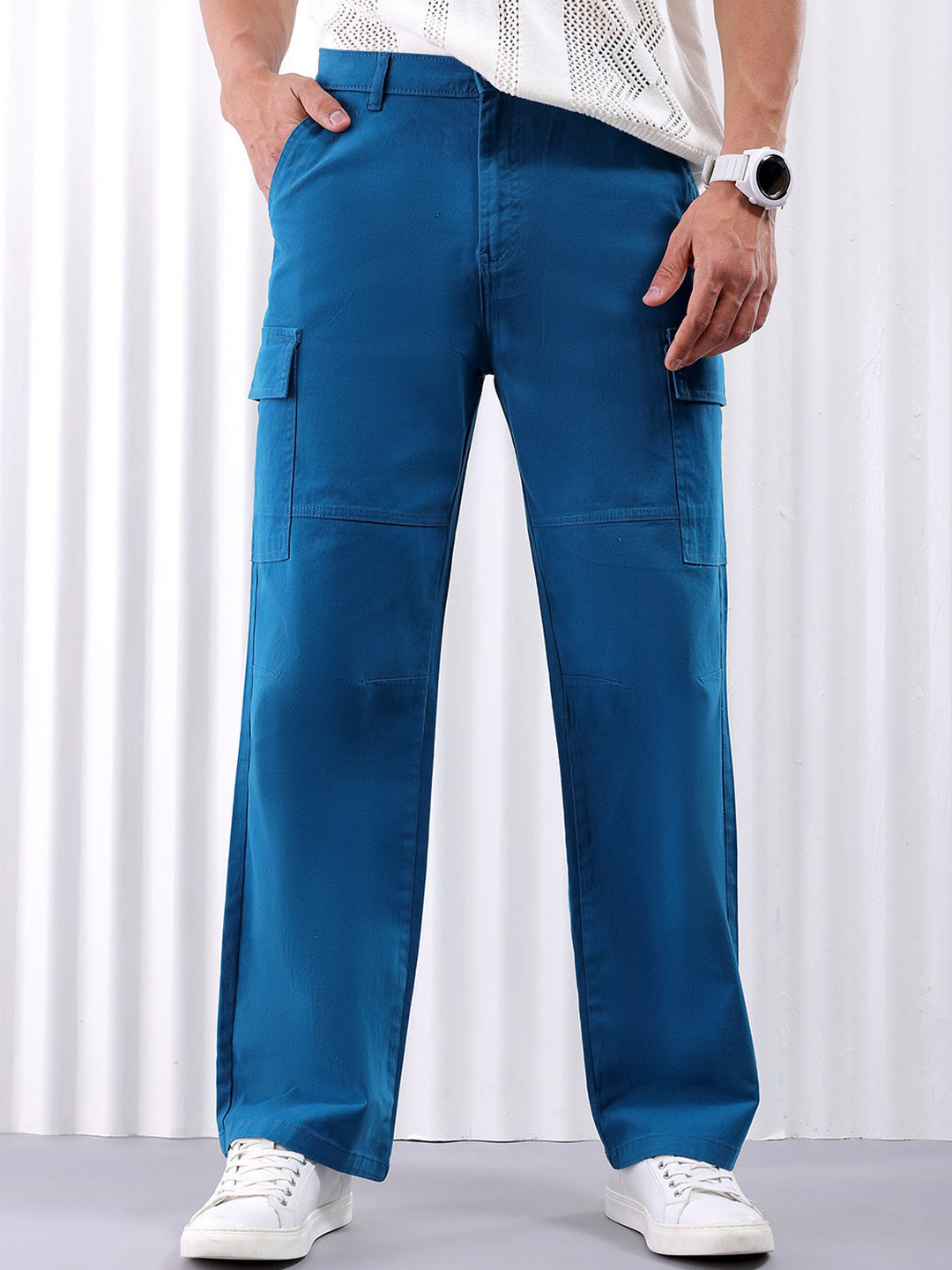 The Indian Garage Co Cotton Loose Fit Cargo