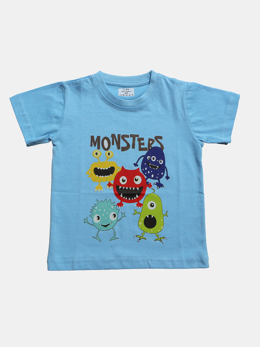 BAESD Kids Monster High Graphic Printed Round Neck Short Sleeves Bio Finish Cotton T-shirt