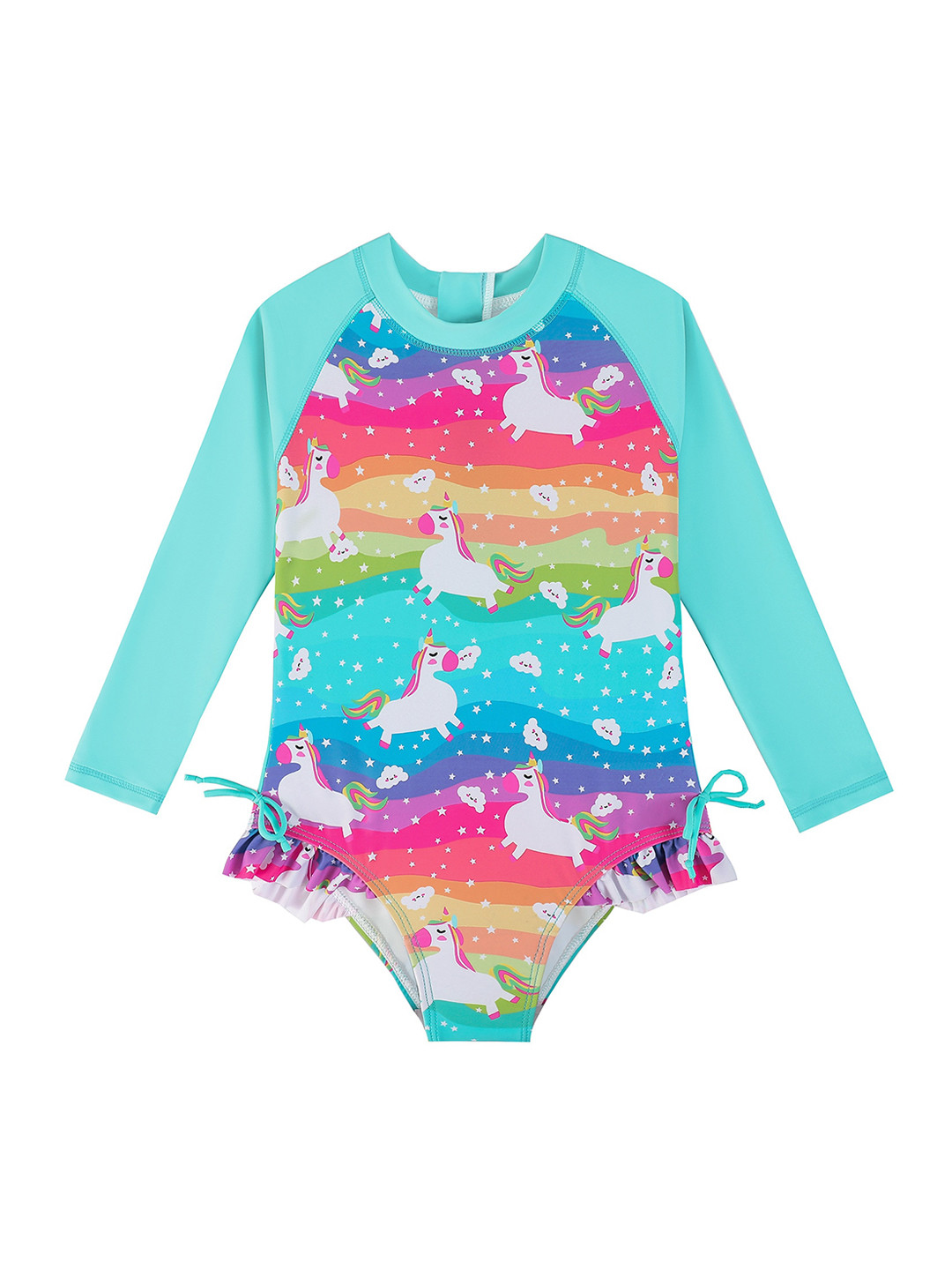 StyleCast x Revolte Girls Unicon Printed Long Sleeves Bodysuit