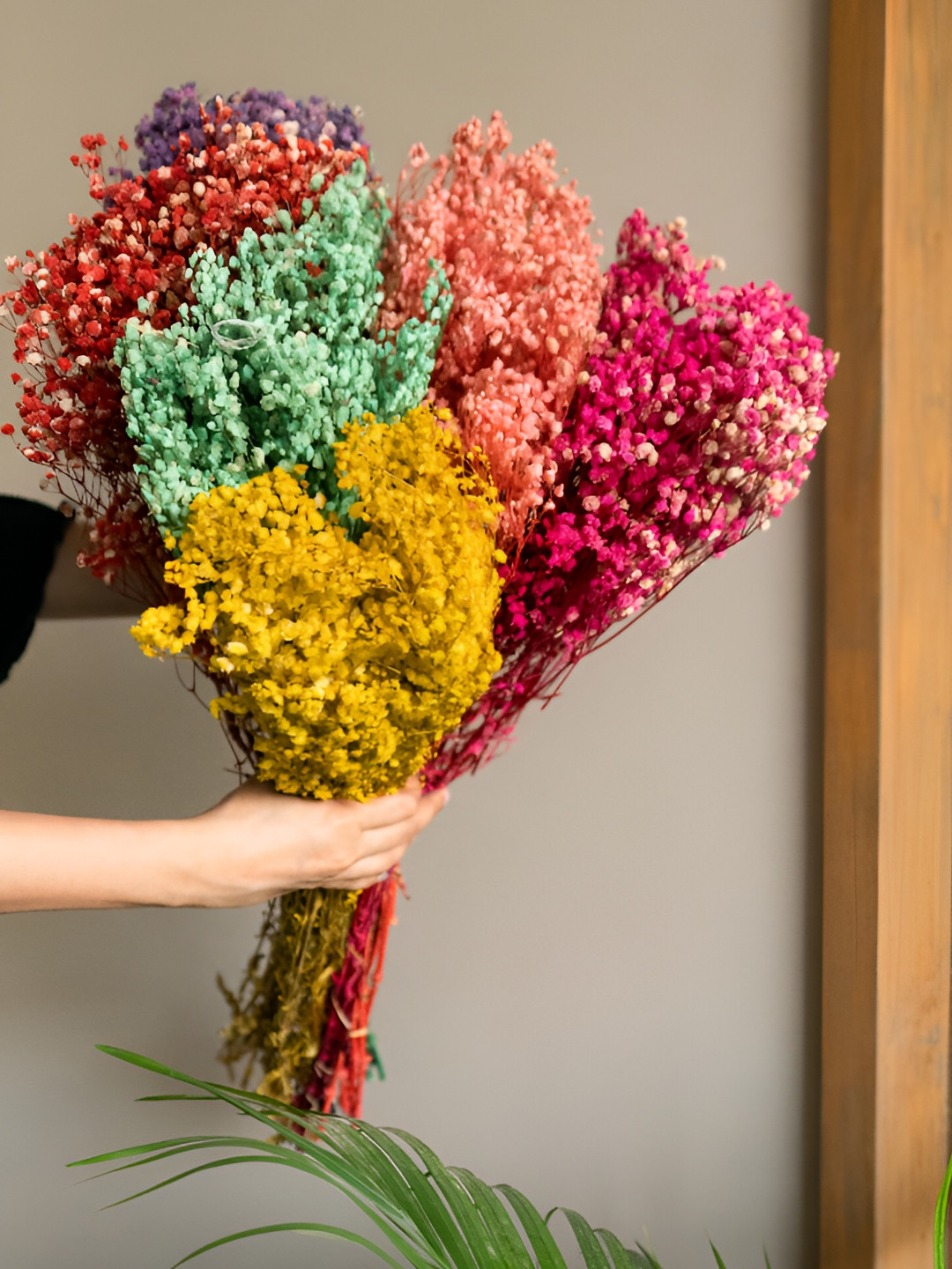 ArteCasa Multi-Coloured Naturally Dried Baby Breath Flower