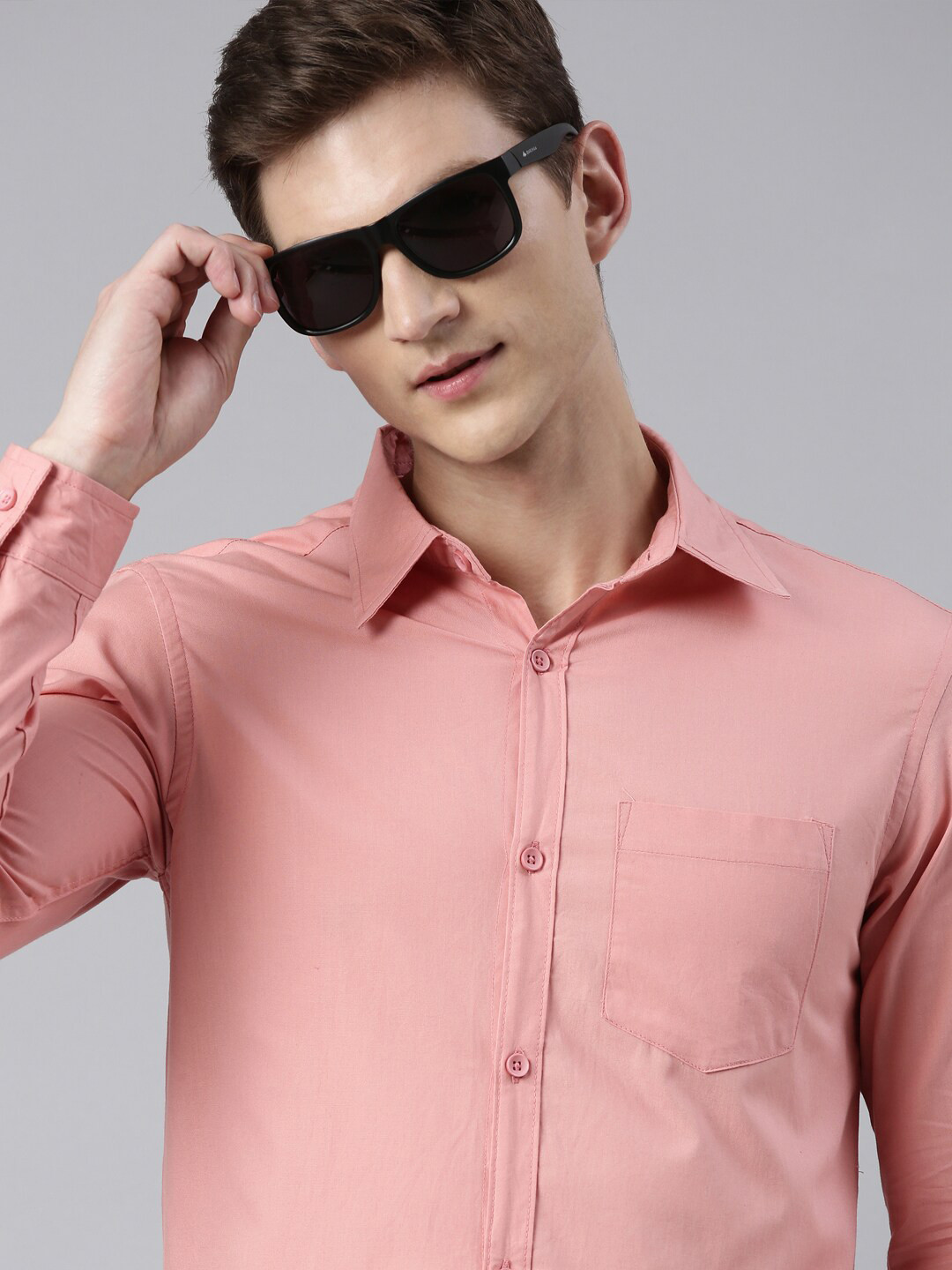 THE SOUL PATROL Cotton Spread Collar Long Sleeves Regular Fit Opaque Casual Shirt