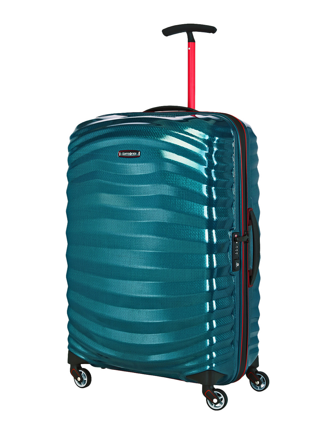 Samsonite Lite-Shock DSport Spinner Printed Hard-Sided Cabin Trolley Bag 55 cms