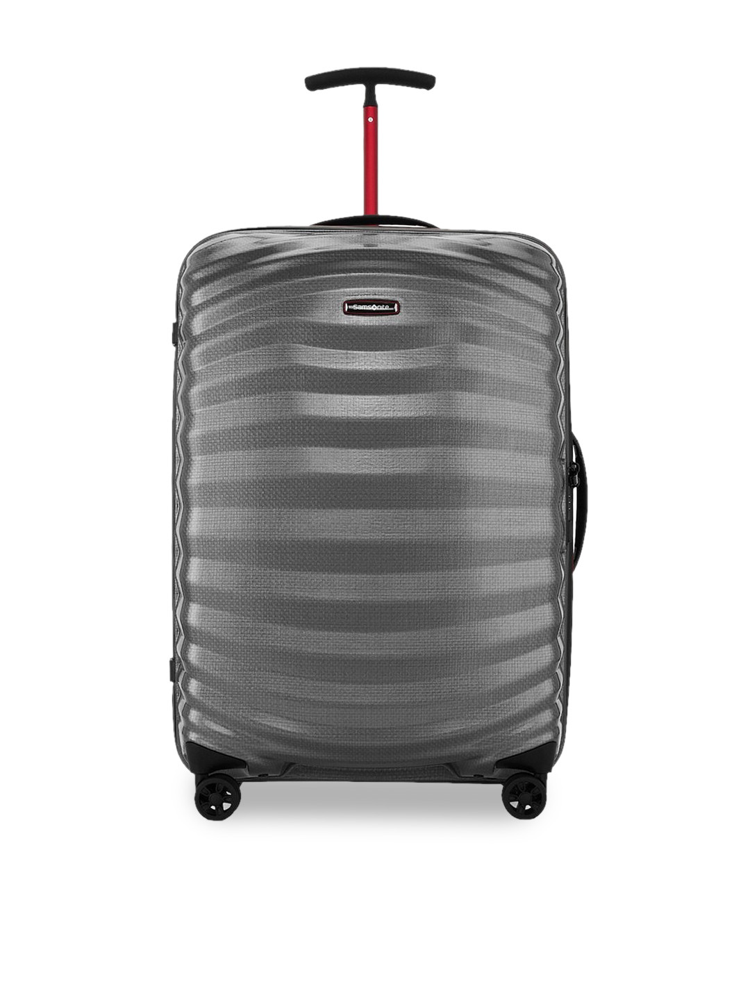 Samsonite Lite-Shock DSport Spinner Textured Hard-Sided Medium Trolley Bag 69 cms