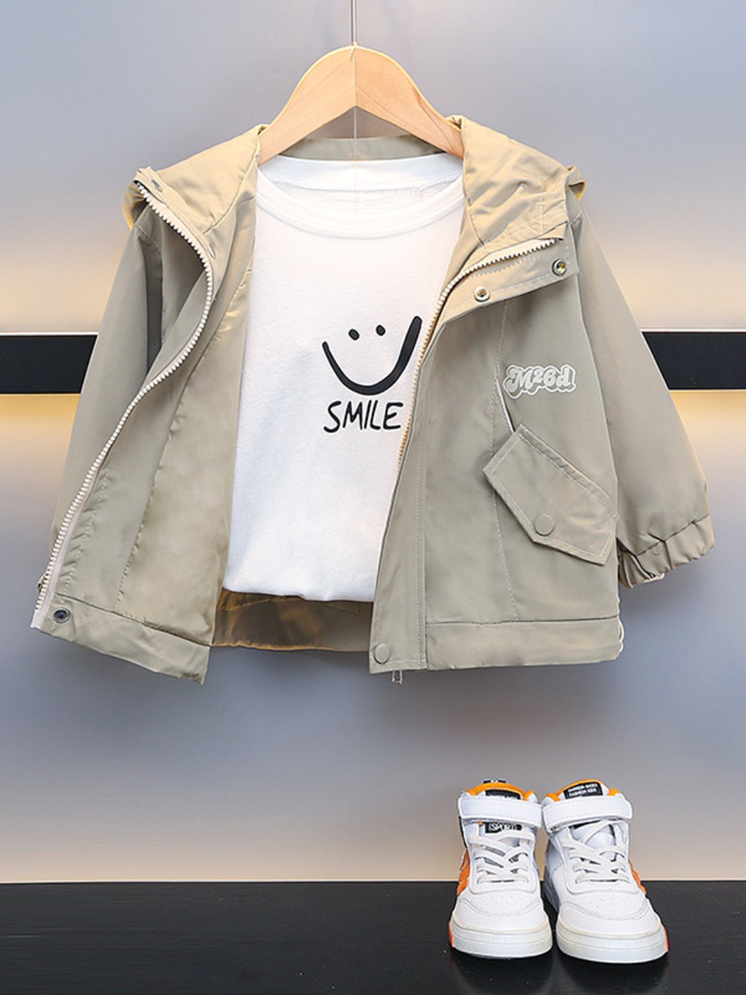 StyleCast x Revolte Boys Long Sleeves Hood Tailored Jacket