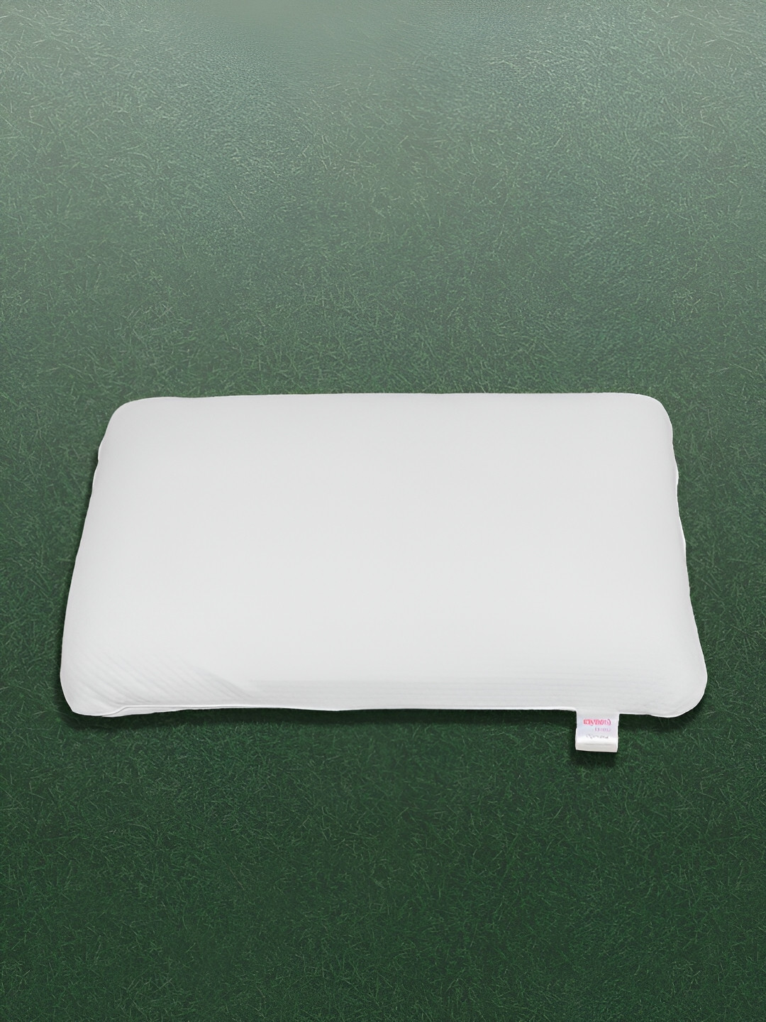 Raymond Home White Solid Cotton Medium Memory Foam Sleep Pillow-76 x 10 x 54 cm
